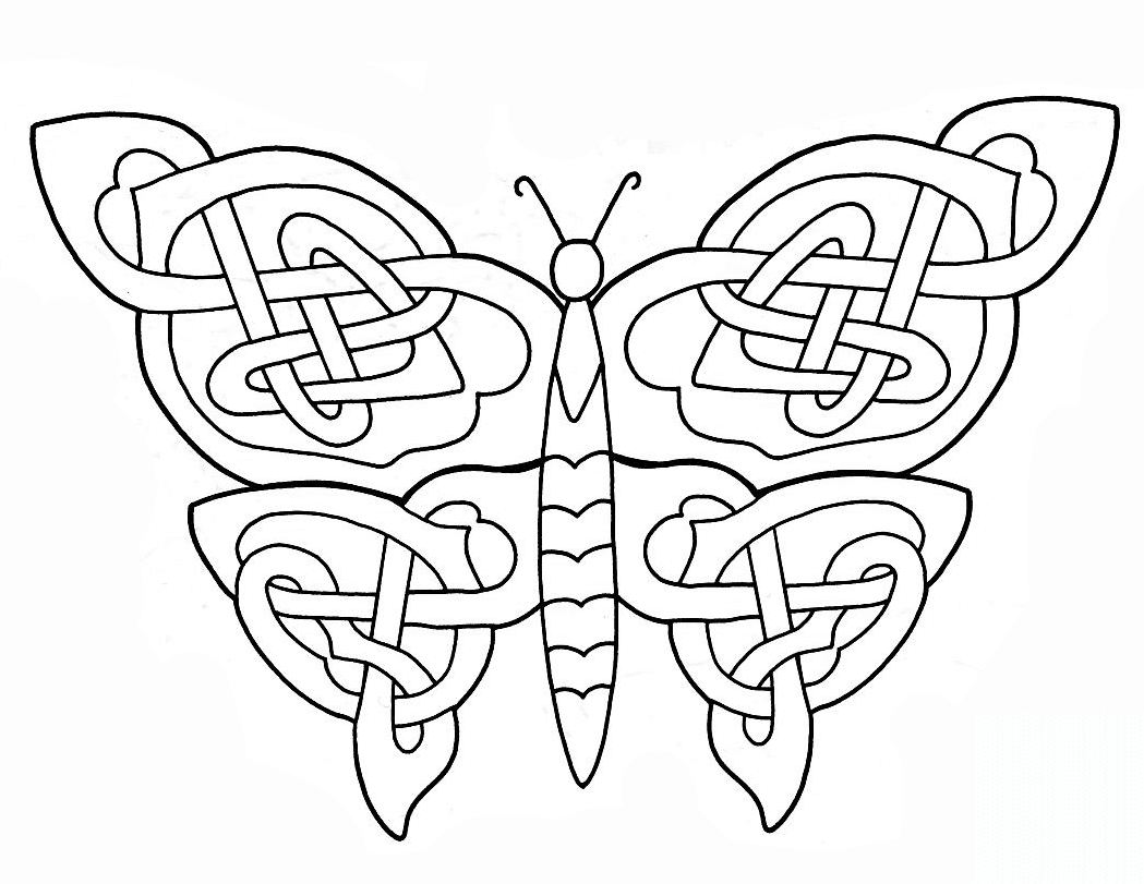 Celtic Butterfly Design