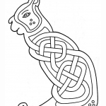 Celtic Cat Design