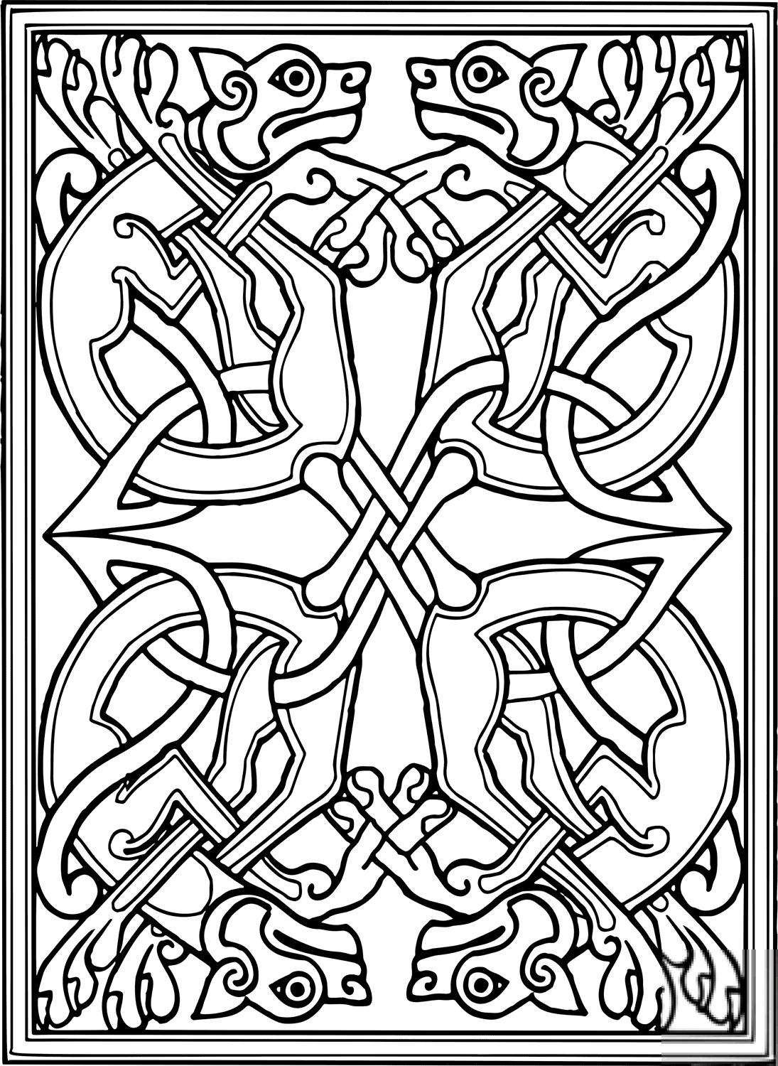 Celtic Dogs Design