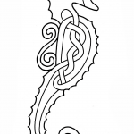 Celtic Seahorse Design