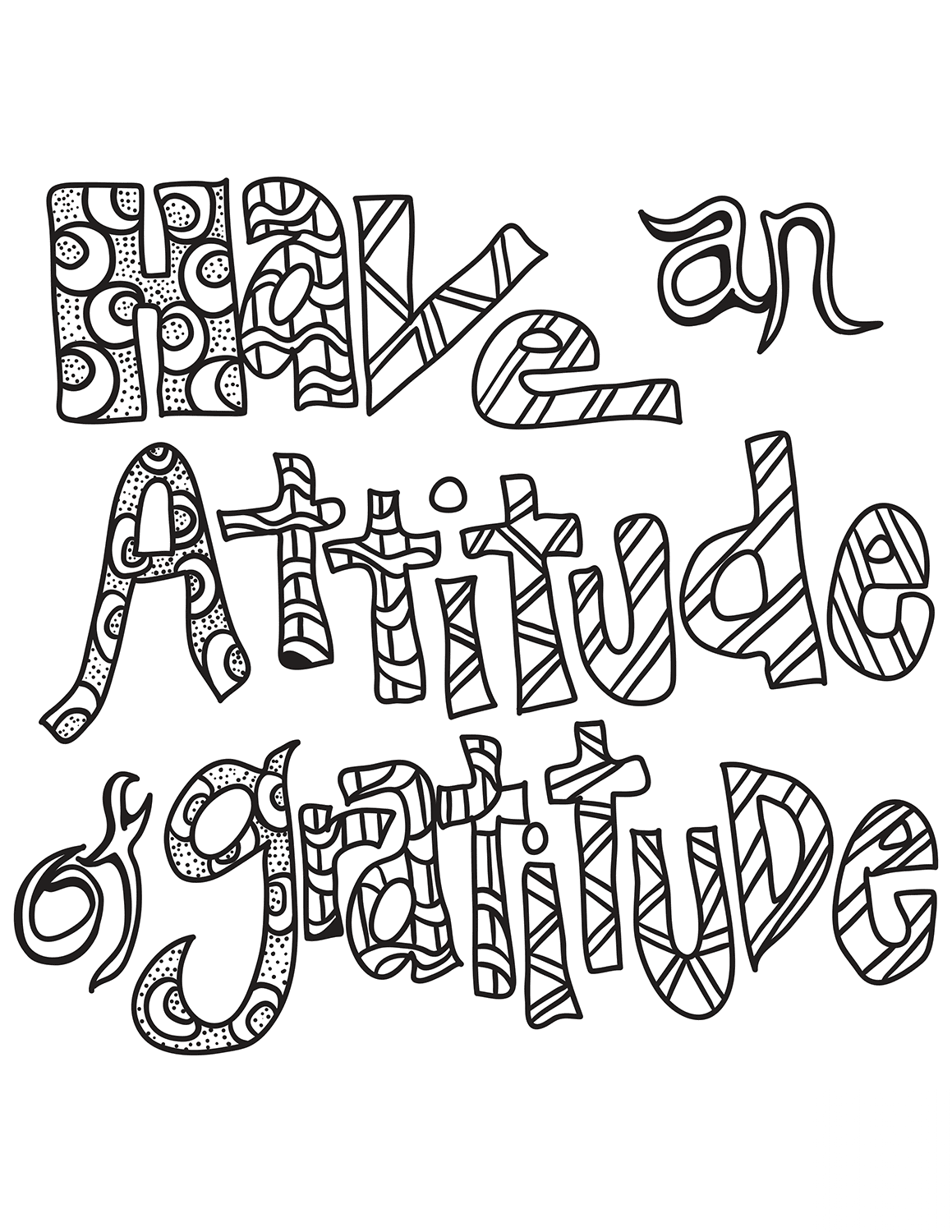Have an Attitude of Gratitude