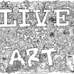 Live Your Art Doodle