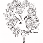 Ogon królika Doodle stworzony przez...