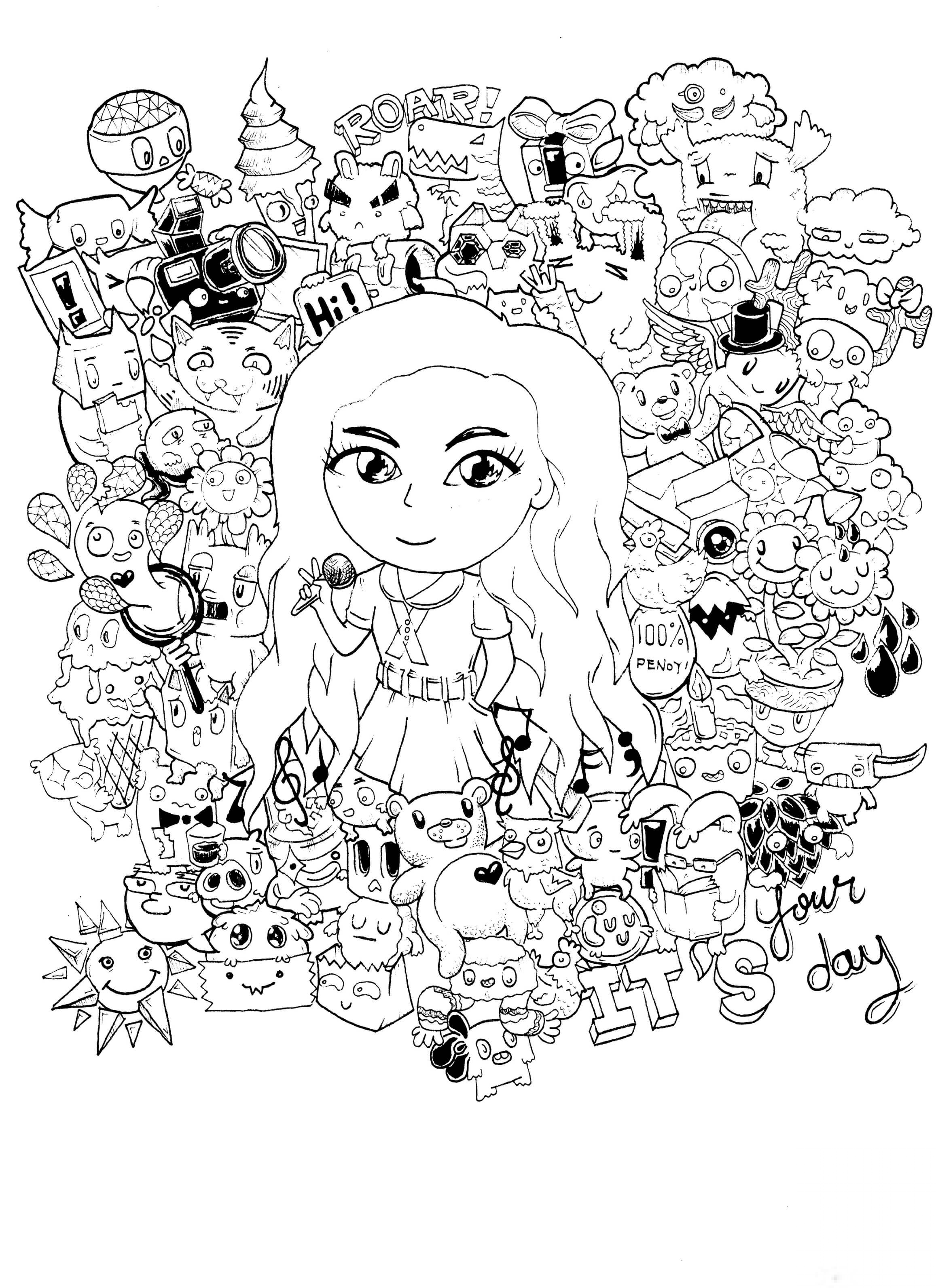 Przepiękny Doodle stworzony przez...