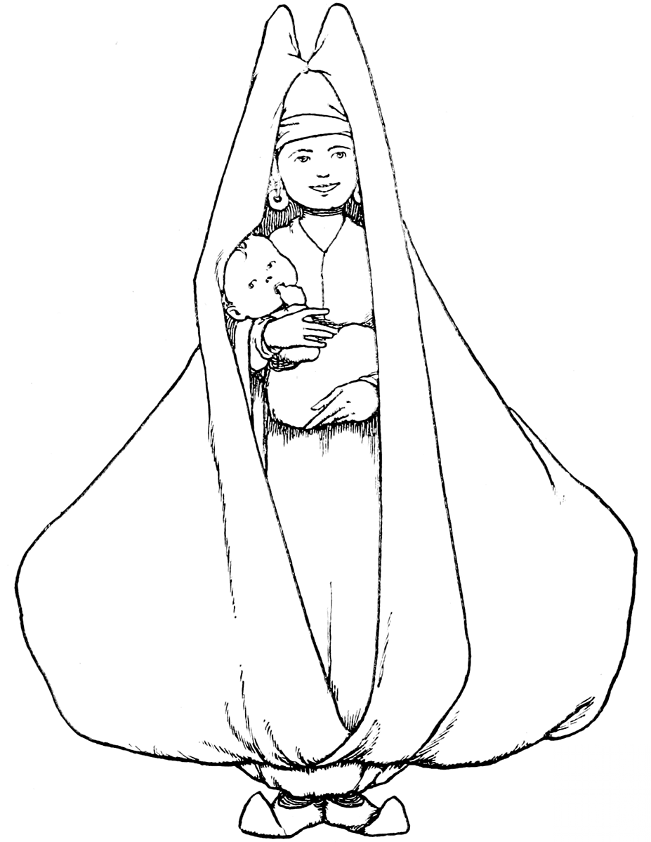 A Turkish Nurse with a Child