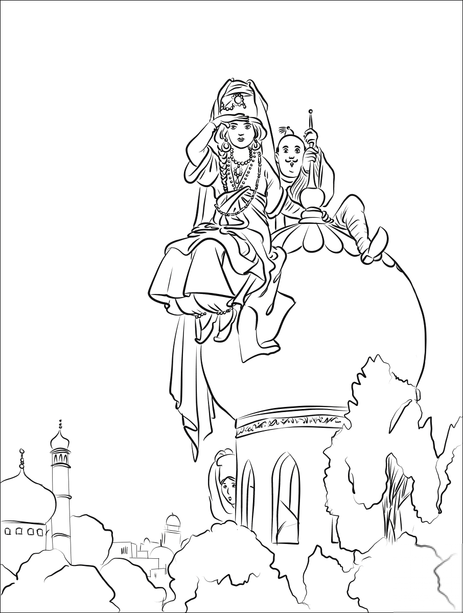 The Sultan's Daughter Waits for the...