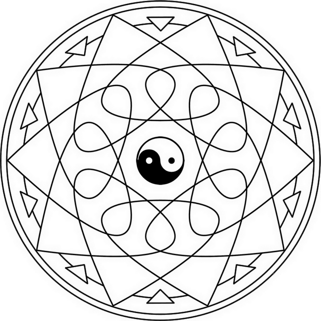 Yin Yang Mandala