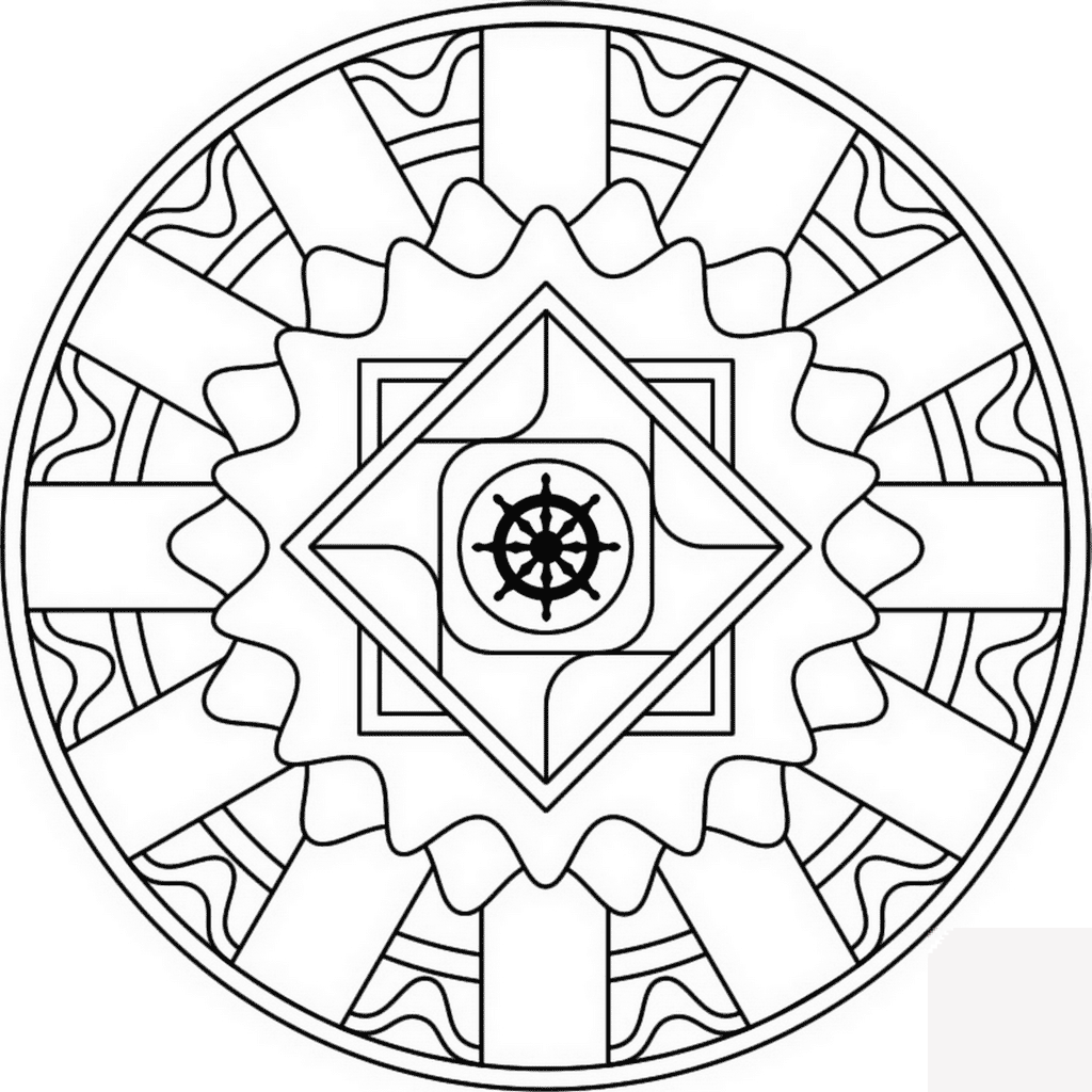 Mandala with Samsara