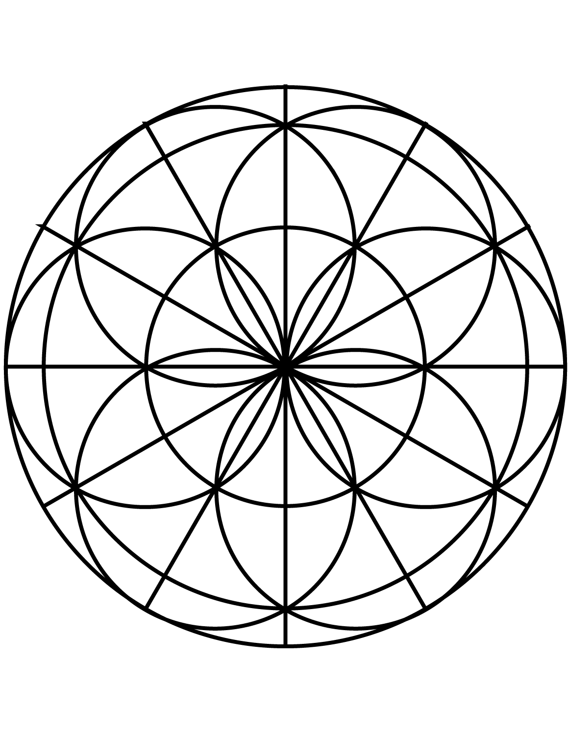 Flower of Life Mandala
