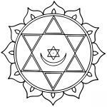 Anahata Mandala with Hexagram