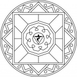 Mandala with Manipura Symbol