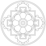 Simple Tibetan Mandala