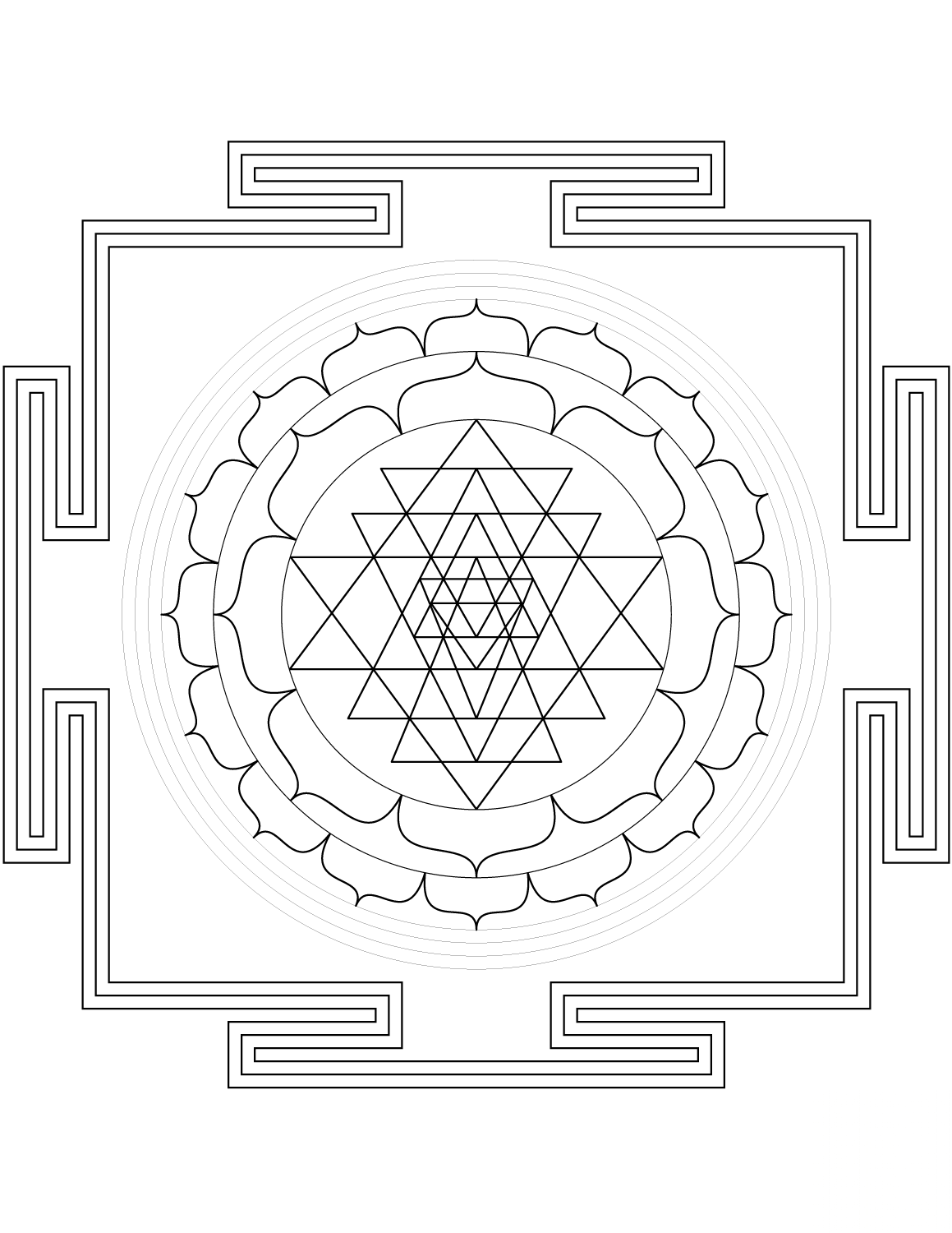 Sri Yantra Mandala