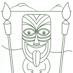 Człowiek Tik z pochodnią