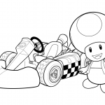 Toad in Mario Kart Wii