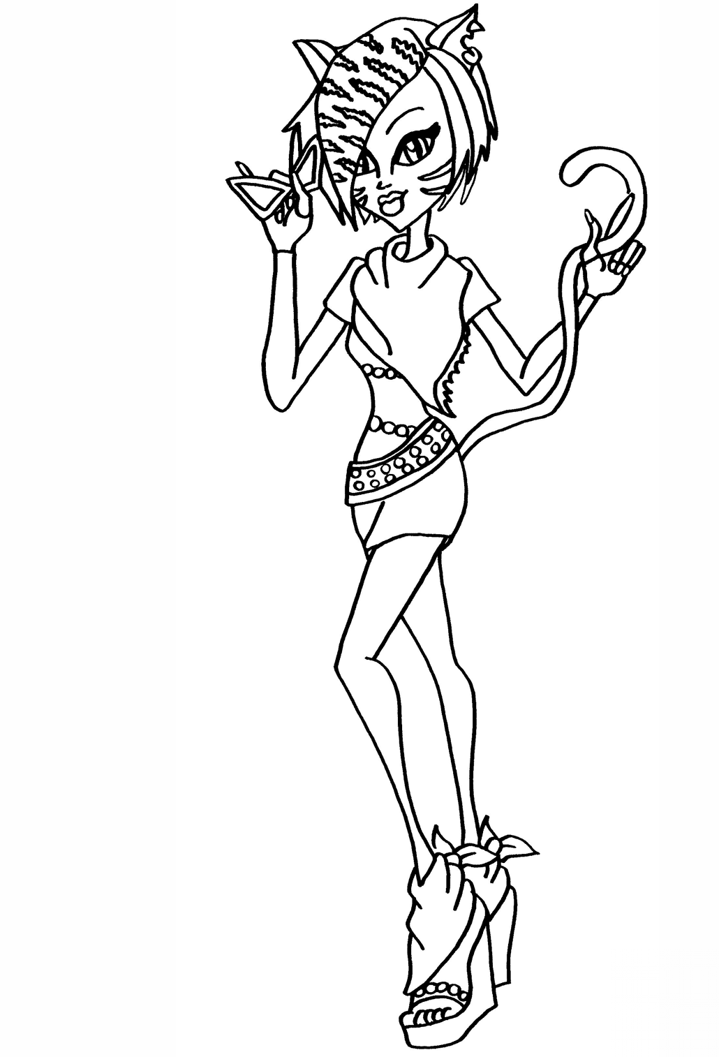 Monster High Toralei Stripe