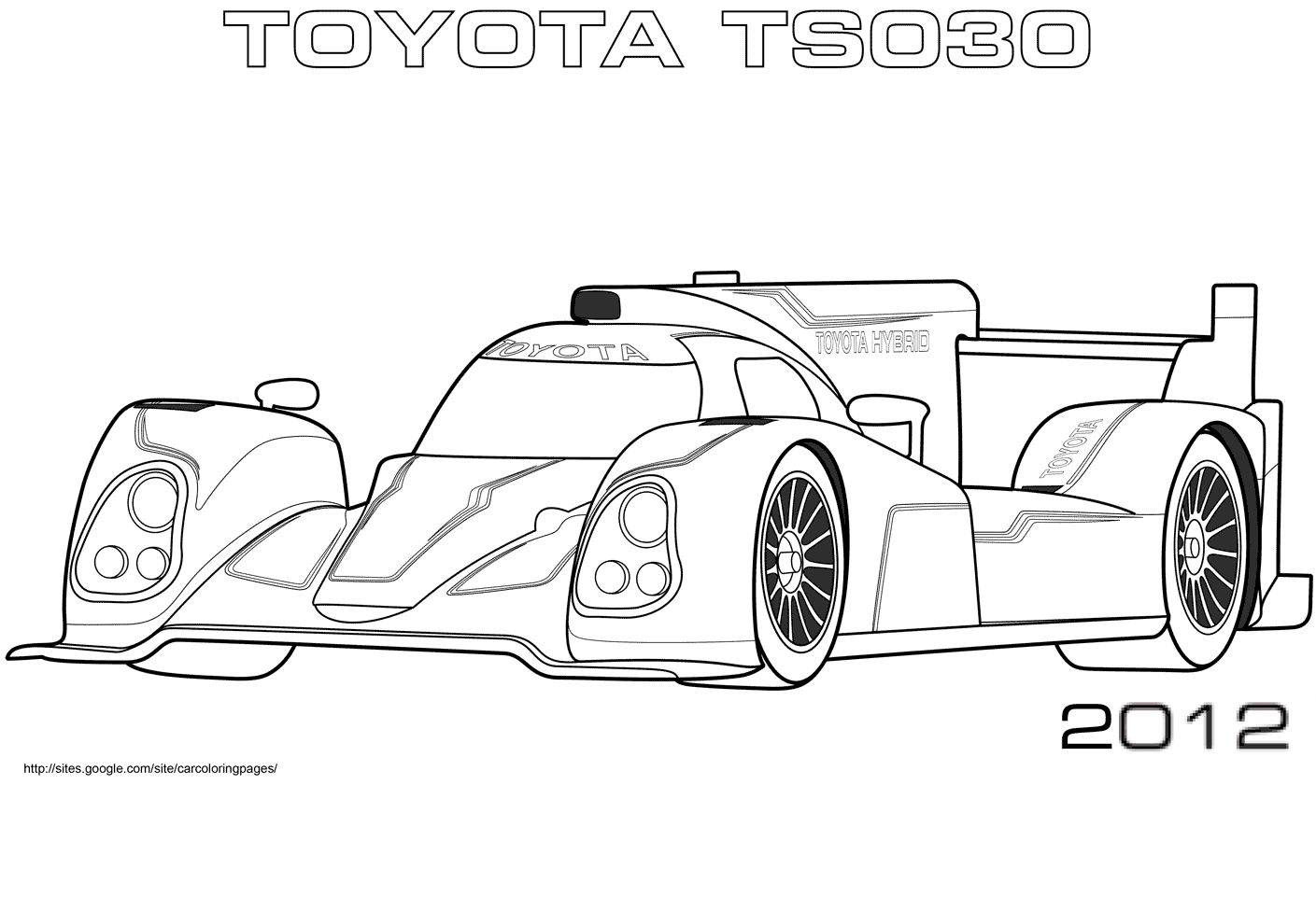 2012 Toyota TS030