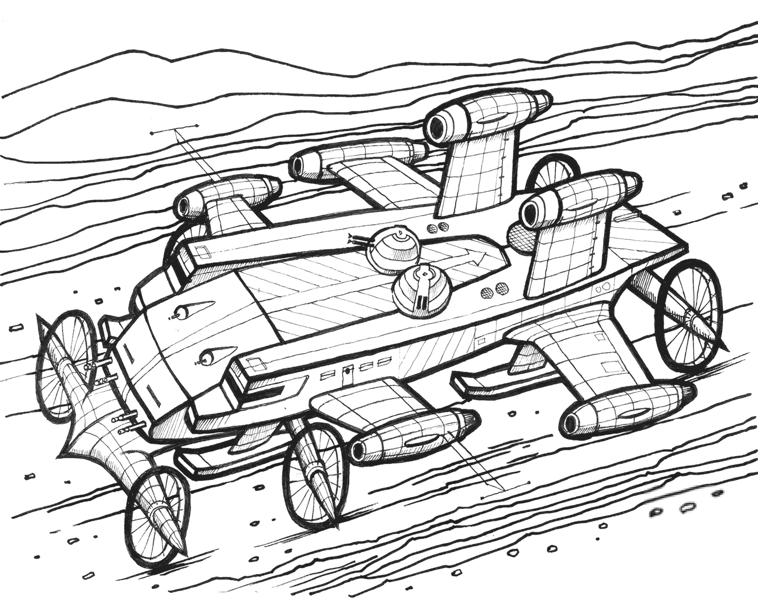 Snowspeeder 4x4 Vehicle