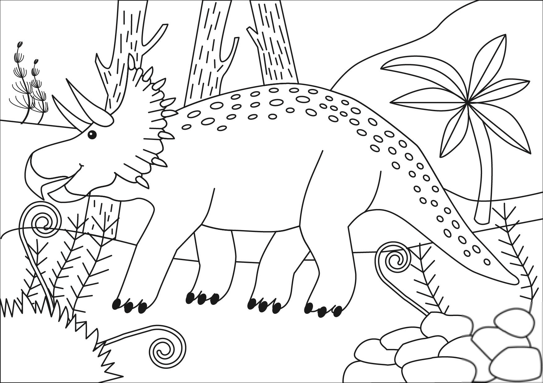 Triceratops - dinozaur z okresu kredy