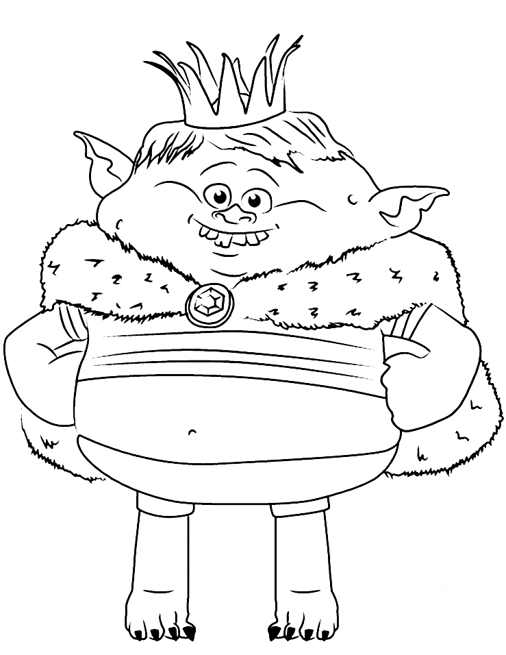 Prince Gristle from Trolls