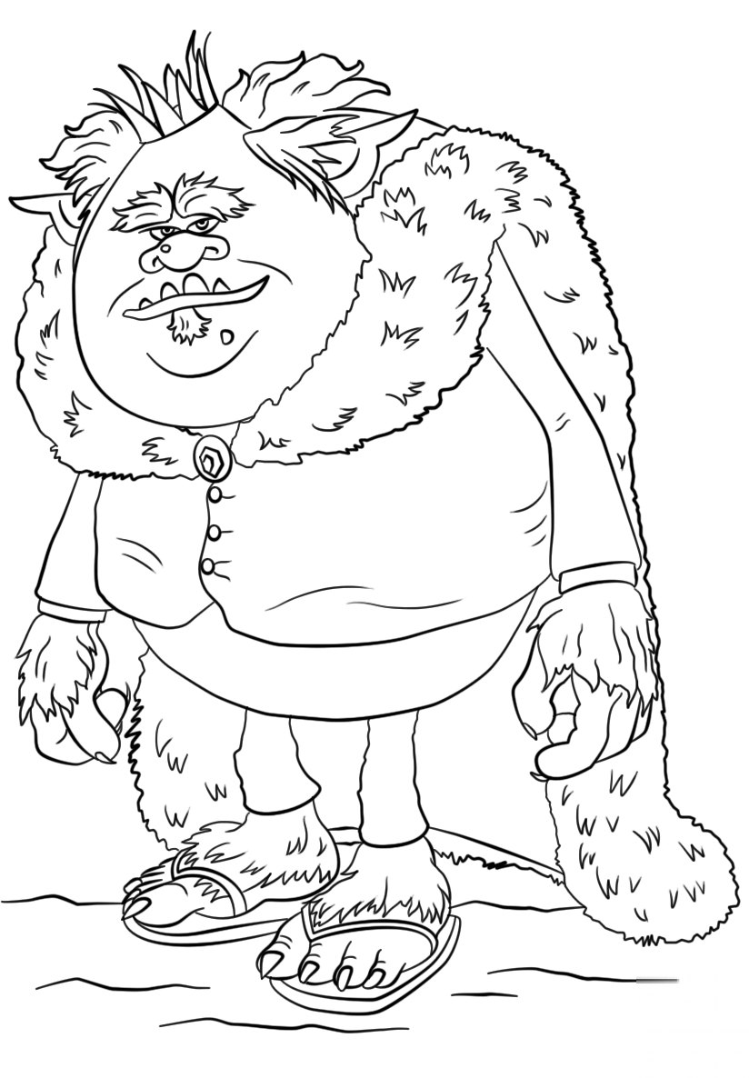 King Gristle from Trolls