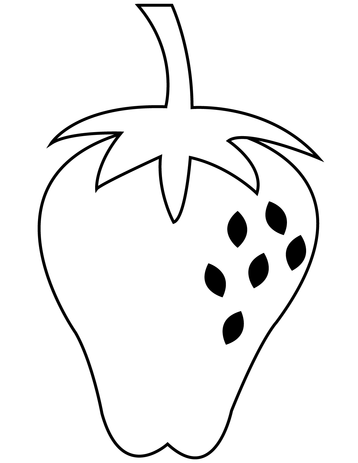 kolorowanka Truskawka