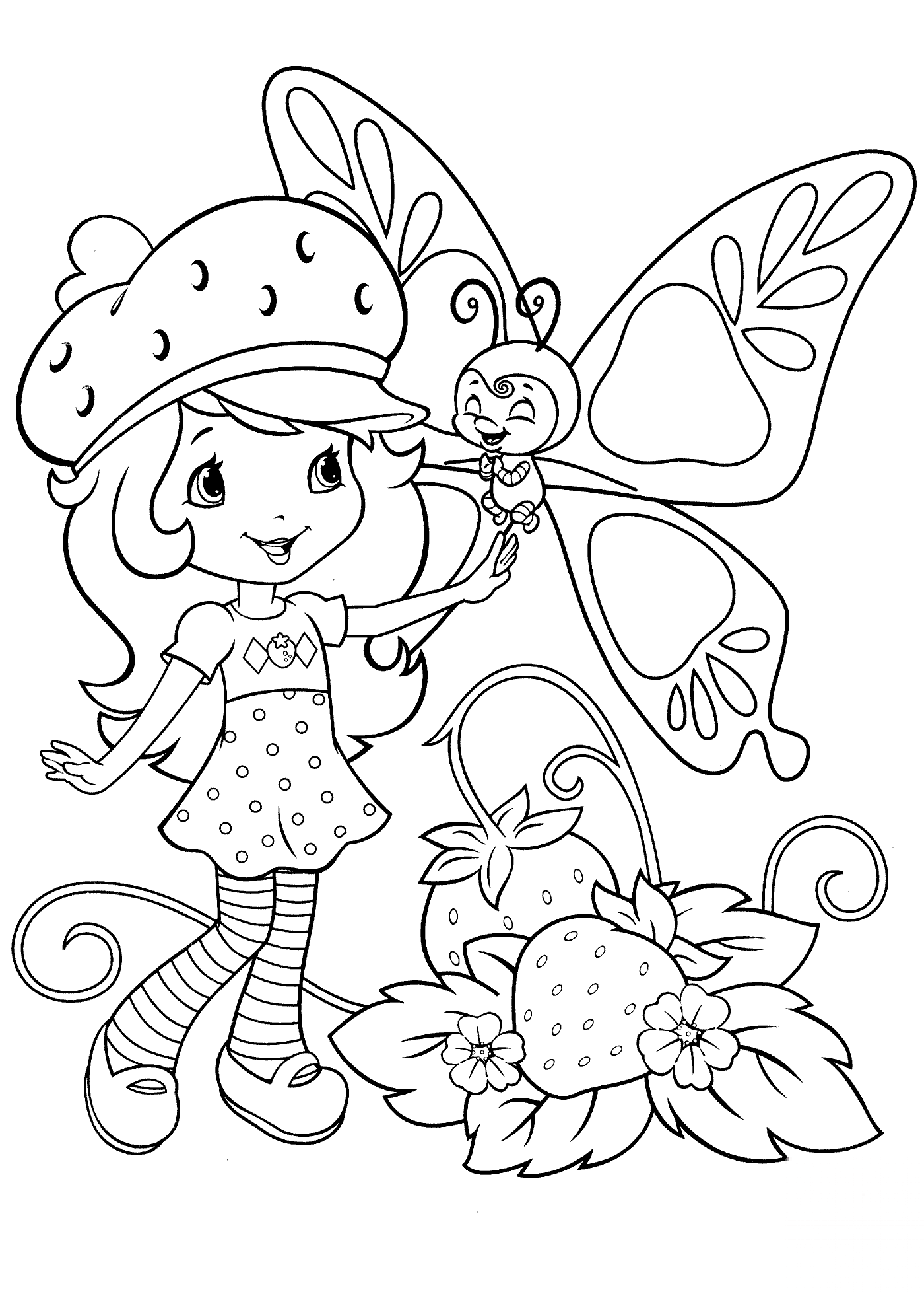 Strawberry Shortcake and Butterfly