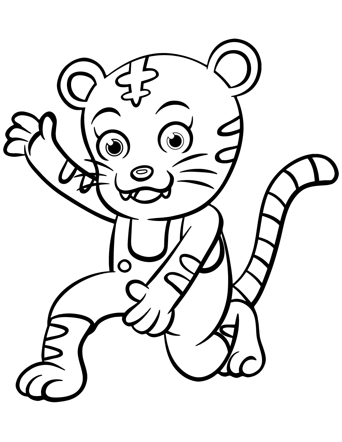 Cartoon Tiger