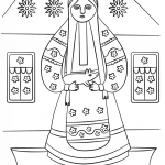 Ukrainka z obrazu Marii Prymachenko