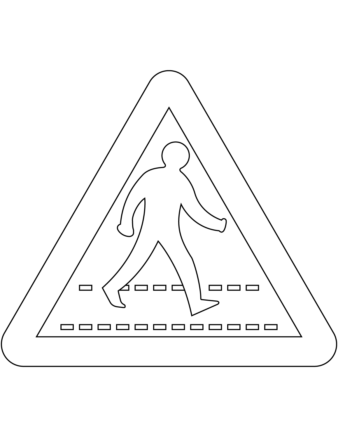 "Zebra Crossing" Sign in the United...