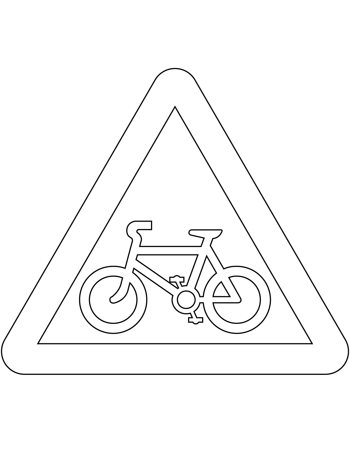 "Cyclists" Sign in the United Kingdom