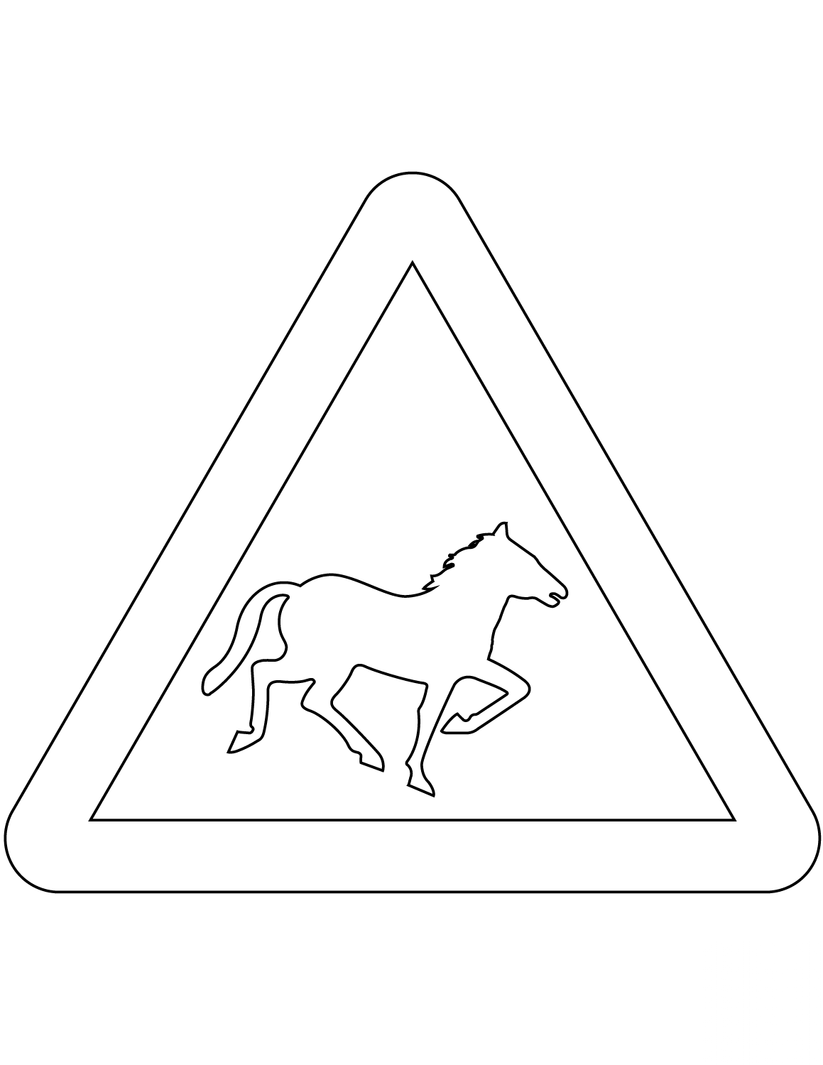 "Wild Horses Or Ponies" Sign in the...
