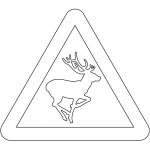 "Wild Animals" Sign in the United...