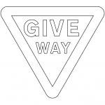 "Give Way" Sign in the United Kingdom