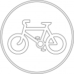 "Bicycles Only" Sign in the United...