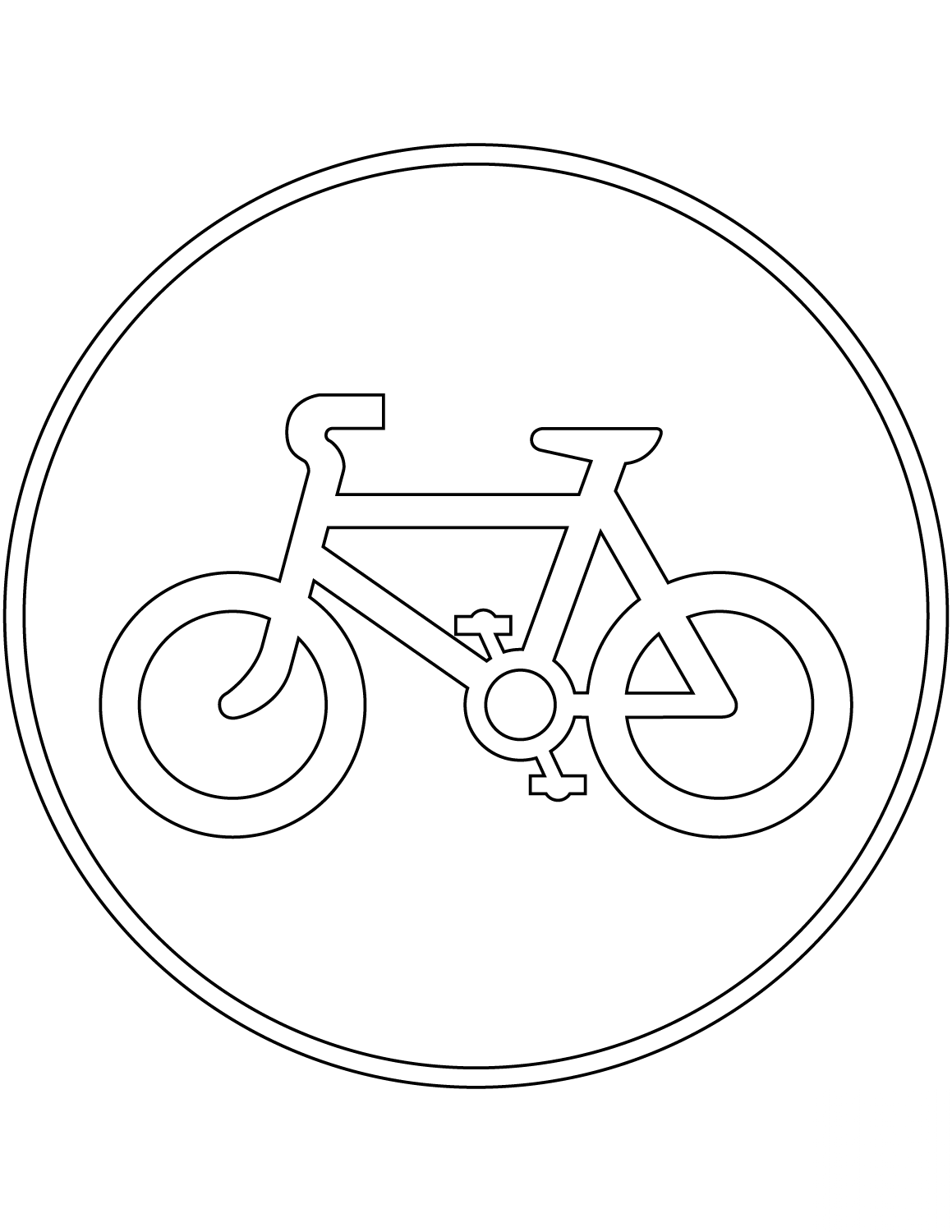 "Bicycles Only" Sign in the United...