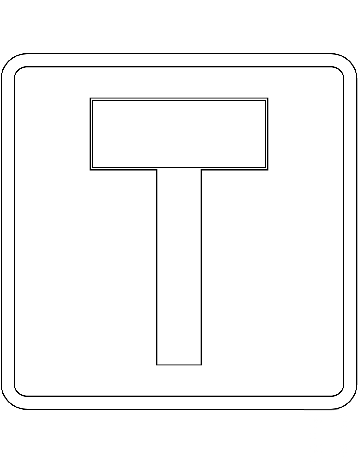 "No Through Road" Sign in the...