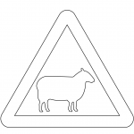 "Sheep" Sign in the United Kingdom
