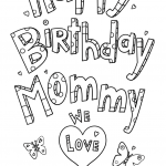 Happy Birthday Mommy Doodle