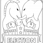 Democrat Donkey and Republican...