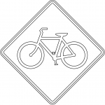 "Bicycles" Sign in the USA