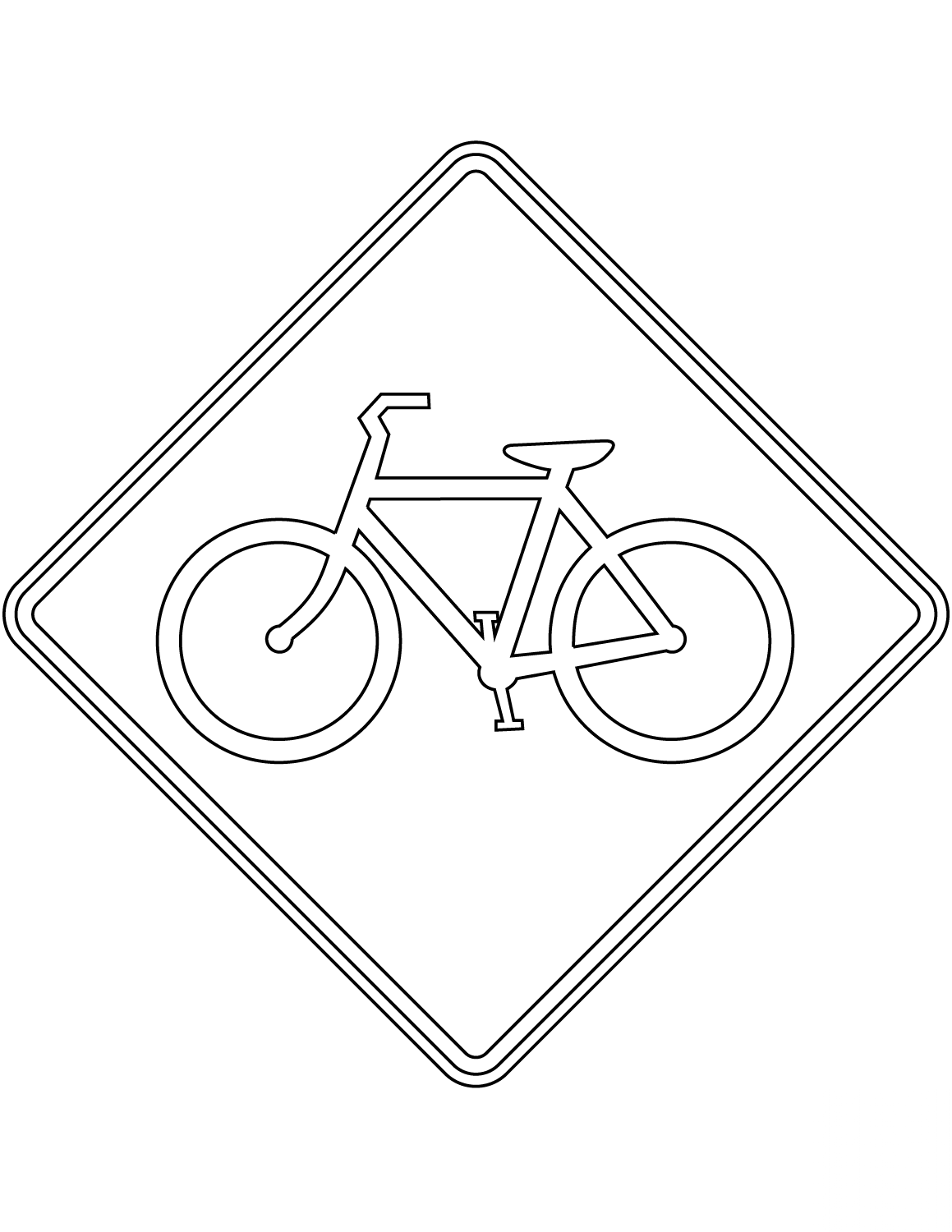 "Bicycles" Sign in the USA