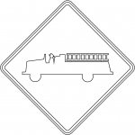 "Fire Station" Sign in the USA