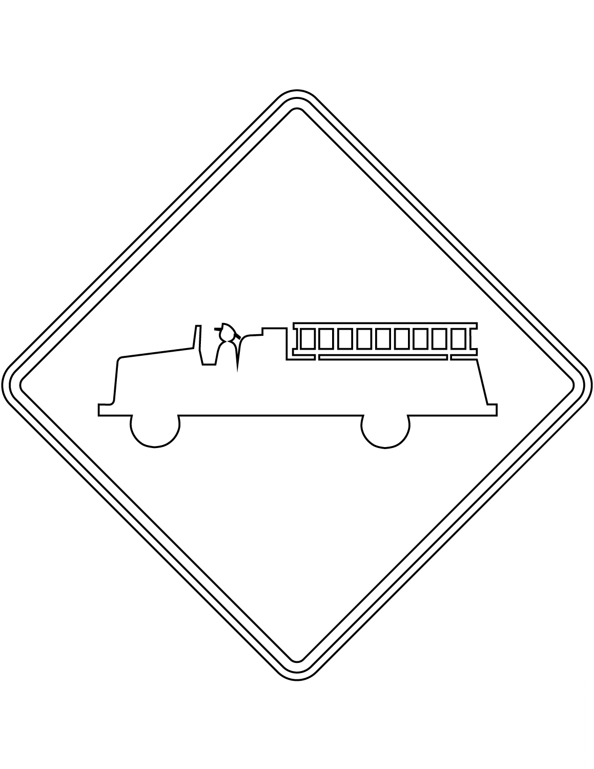 "Fire Station" Sign in the USA