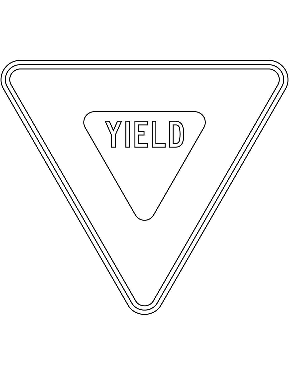 "Yield" Sign in the USA