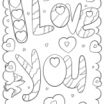 I Love You Doodle Card