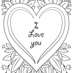 Valentine's Day Card "I Love You"
