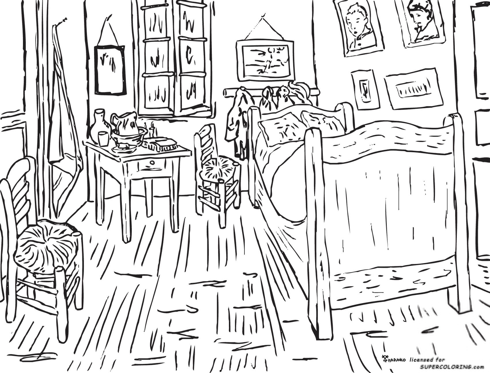 Sypialnia w Arles, Vincent van Gogh