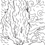 Cyprysy, Vincent van Gogh