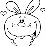Cartoon Rabbit with Heart